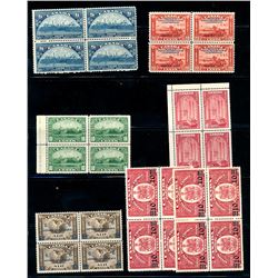 Canada #146/241a, C4, E9 block selection NH.