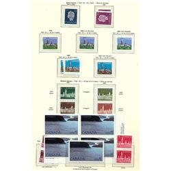 Canada (1971-1987) VF NH collection in a Lighthouse hingeless album.