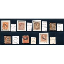 Canada Small Queens selection with better 4 ring Numeral cancels.