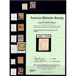 Canada Small Queen selection of 2 ring Numeral cancels.