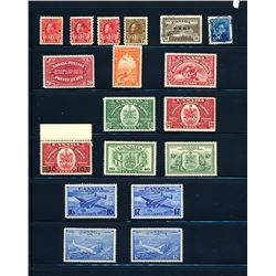 Canada mint H/NH and used selection.