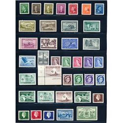 Canada #O16-49, CO2, EO2 VF mint NH, lightly hinged.