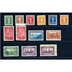 Canada #O231-236, 241, 241A, 242-245, 245i VF, fine H/NH.
