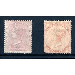 British Columbia #2 & #5 fine unused.