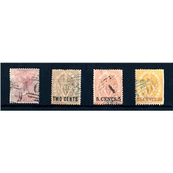 British Columbia #2, 8, & 9 fine used.