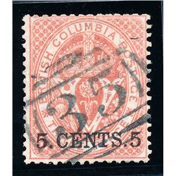 British Columbia #9 fine used.
