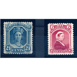 Newfoundland #31, 36 F-VF never hinged.