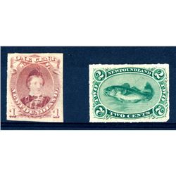 Newfoundland #37, 38 VF mint.