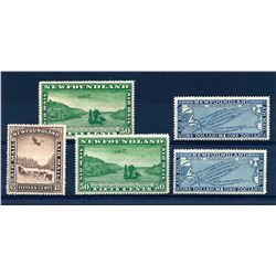 Newfoundland #C7-11 F-VF mint hinged.