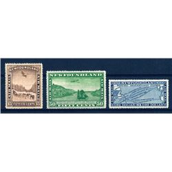 Newfoundland #C9-11 VF never hinged set.