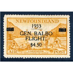 Newfoundland #C18 VF mint lightly hinged.