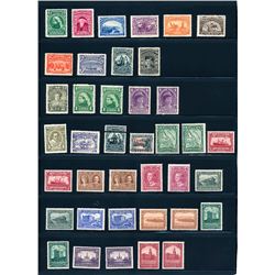 Newfoundland #61/267i, C19 F-VF NH selection.