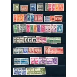 Newfoundland #64/270, C19 F-VF mint hinged selection.