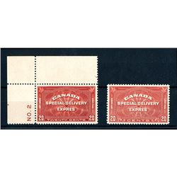 Canada #E4 & #E5 VF-XF mint NH.