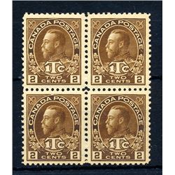 Canada #MR4 block VF NH.