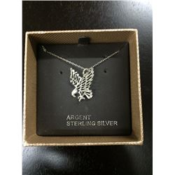 SILVER EAGLE NECKLACE