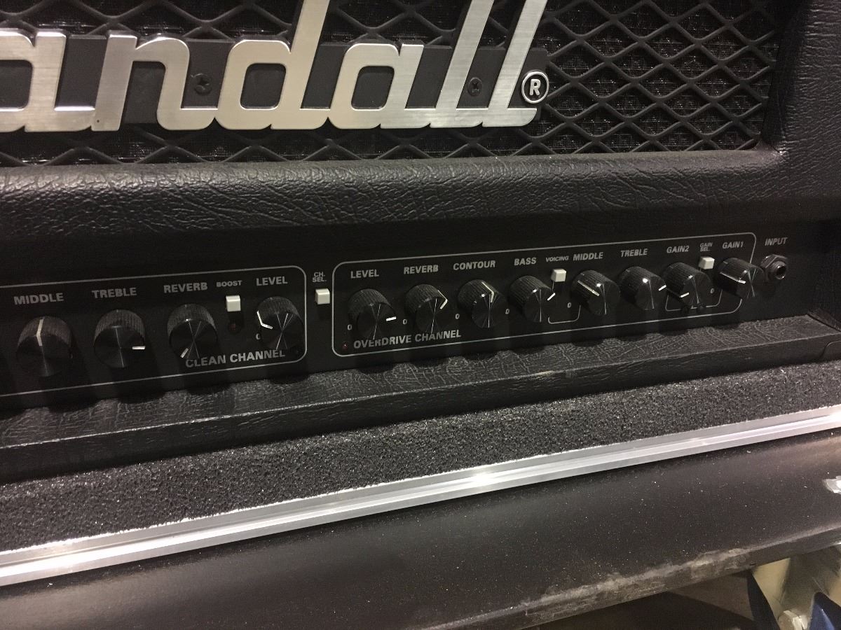 RANDALL RH100 100 WATT SOLID STATE 2 CHANNEL GUITAR AMP, WITH SWITCHER ...