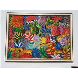 ORIGINAL OIL ON CANVAS ARTIST SIGNED APPROX. 54" X 40"