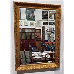 FABULOUS GILT FRAMED BEVELLED MIRROR 41.5" X 29.5"