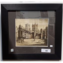 ORIGINAL STONE LITHOGRAPH SIGNED