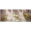 Image 1 : 3 LARGE BRASS FIGURES