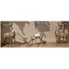 Image 1 : 3 BRASS DEER