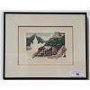 Image 1 : SIGNED HAND COLOURED PRINT