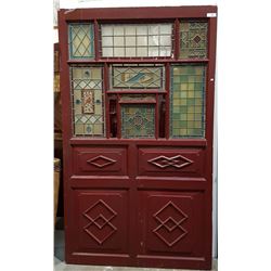 FABULOUS 40" X 82" STAINED GLASS DOOR