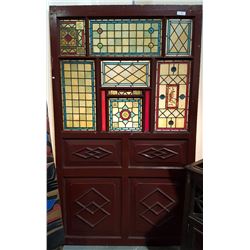 FABULOUS 40" X 82" STAINED GLASS DOOR