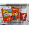 Image 1 : VINTAGE PEANUTS LUNCH BOX W/THERMOS