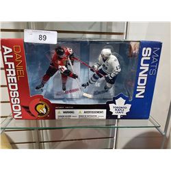 NHL COLLECTIBLE FIGURES OTTAWA SENATORS & TORONTO MAPLE LEAFS