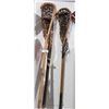 Image 1 : 2 VINTAGE LACROSSE STICKS & FIELD HOCKEY STICK