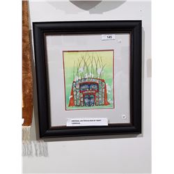 ORIGINAL WATERCOLOUR SIGNED MARY CAMERON 21" X 23"