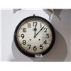 Image 1 : VINTAGE 1940'S INDUSTRIAL MEIJI WALL CLOCK