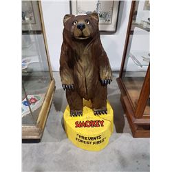 CHAINSAW CARVING TITLED SMOKEY 37"