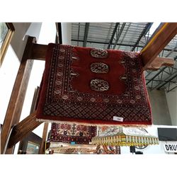 SMALL WOOL RUG 48" X 32"