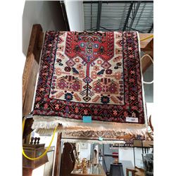 SMALL WOOL RUG 4'6" X 2'4"