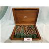 Image 1 : BOX OF VARIOUS SIZES HAND FORGED NAILS