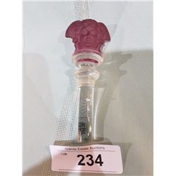 VERSACE LEAD CRYSTAL WINE BOTTLE STOPPER