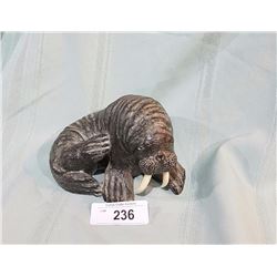 WOLFE ORIGINAL HAND MADE IN CANADA WALRUS SCULPTURE