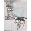 Image 1 : PAIR OF METAL WALL ART