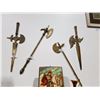 Image 1 : PAIR OF BRASS SWORDS
