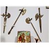 Image 1 : PAIR OF BRASS AXES