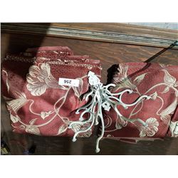 VINTAGE COAT RACK W/2 PANELS