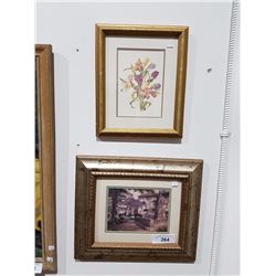 2 FRAMED PRINTS