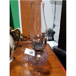 BULLSEYE & STAR OIL LAMP TURNING AMETHYST