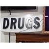 Image 1 : VINTAGE DRUGSTORE SIGN