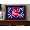 Image 1 : FABULOUS FRAMED NEON THEATRE SIGN