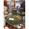 Image 1 : VINTAGE GREEN ENAMEL INDUSTRIAL LIGHT SHADE 12"