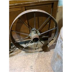 ANTIQUE STEEL WHEEL 30"